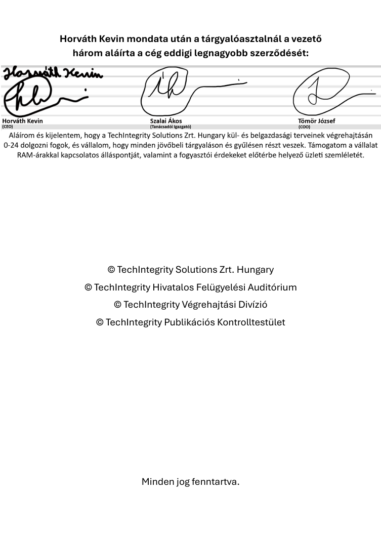 Hivatalos Dokumentum